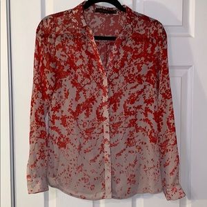 Chiffon Cherry Blossom Blouse